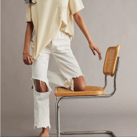 Free People Denim - Free people Maggie Mid-Rise distressed jeans